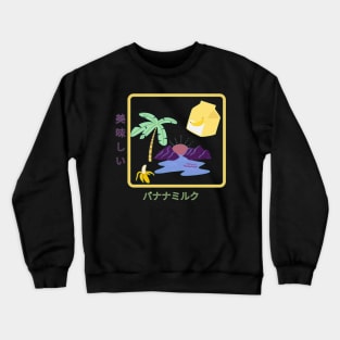 Tropical banana milk Crewneck Sweatshirt